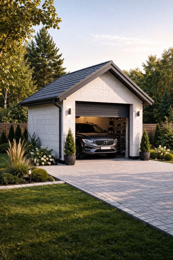 Гараж из газоблоков в Воронеже