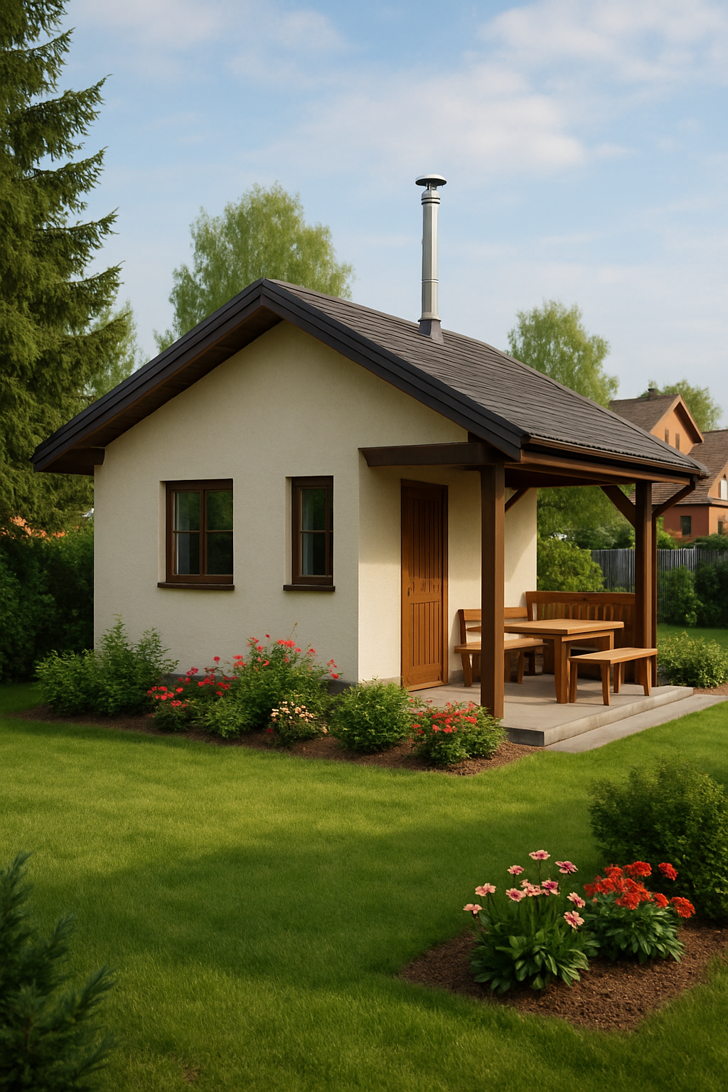 Баня 6×6 из газобетона в Воронеже — расчёт блоков и стоимость